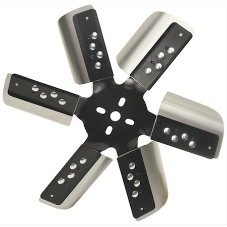 Derale 15 In. Heavy Duty Stainless Steel Standard Rotation Flex Fan D65-17015